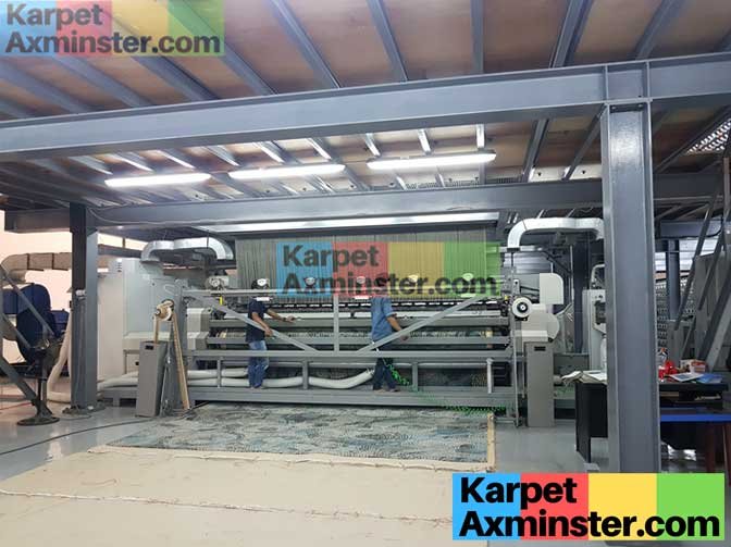 mesin karpet axminster produksi karpet lampung golden dragon