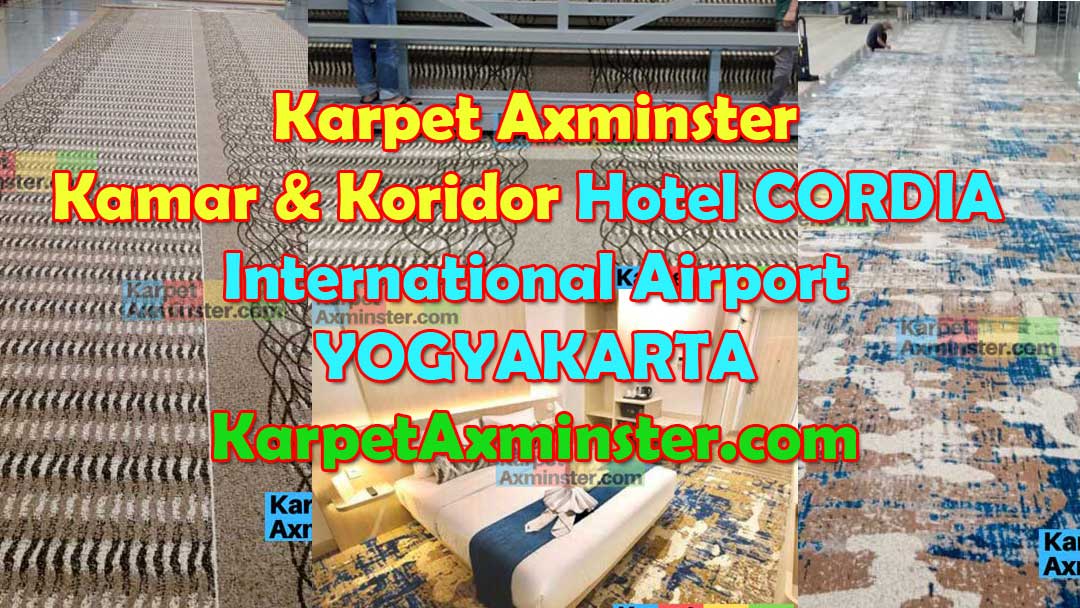 karpet axminster mewah hotel cordia yogyakarta international airport